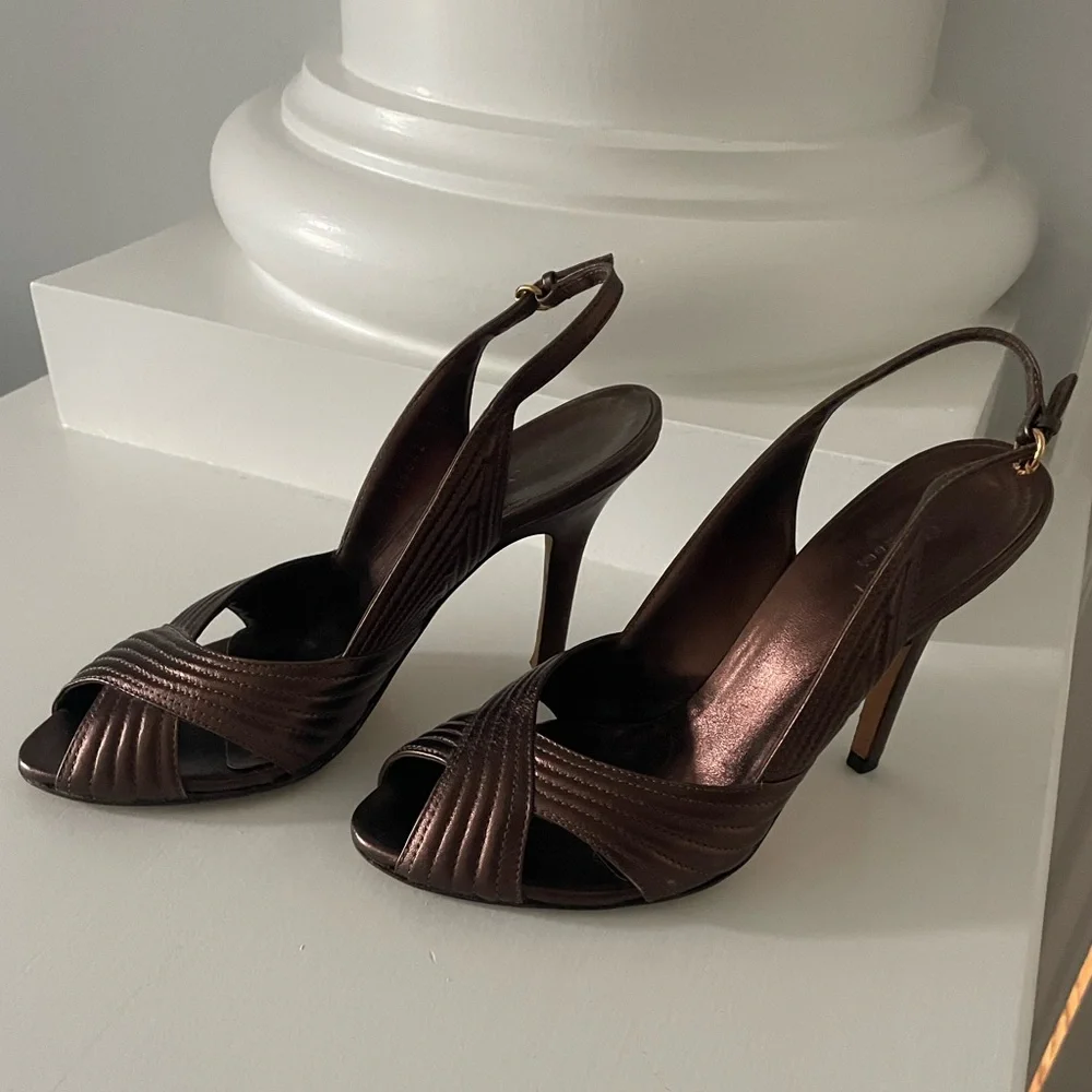 Gucci Slingback Heels - Picture 3 of 9